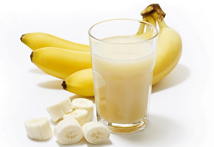 Đồ uống giảm cân từ chuối & sữa tươi không đường