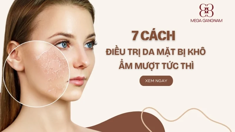 7 cách điều trị da mặt bị khô ẩm mượt tức thì