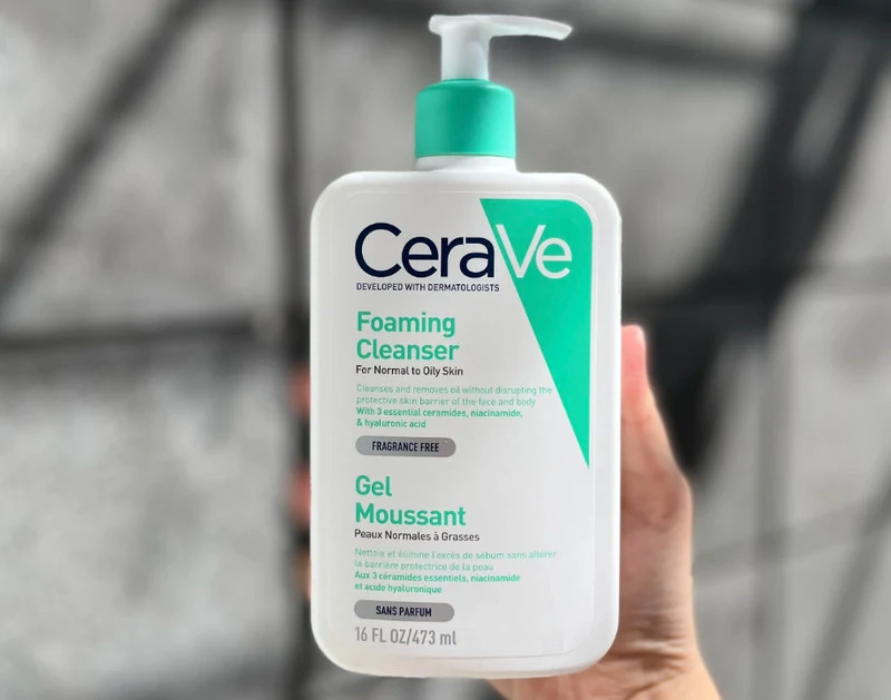 Sữa rửa mặt cerave cho da dầu mụn đến từ thương hiệu lớn của Mỹ 