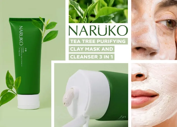 Sữa rửa mặt cho da dầu Naruko Tea Tree Purifying Clay Mask