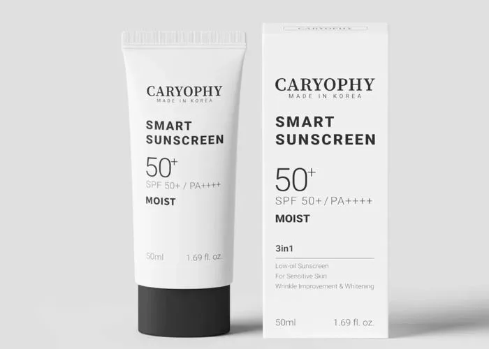 Kem chống nắng Caryophy Smart Sunscreen Moist dưỡng ẩm 50ml