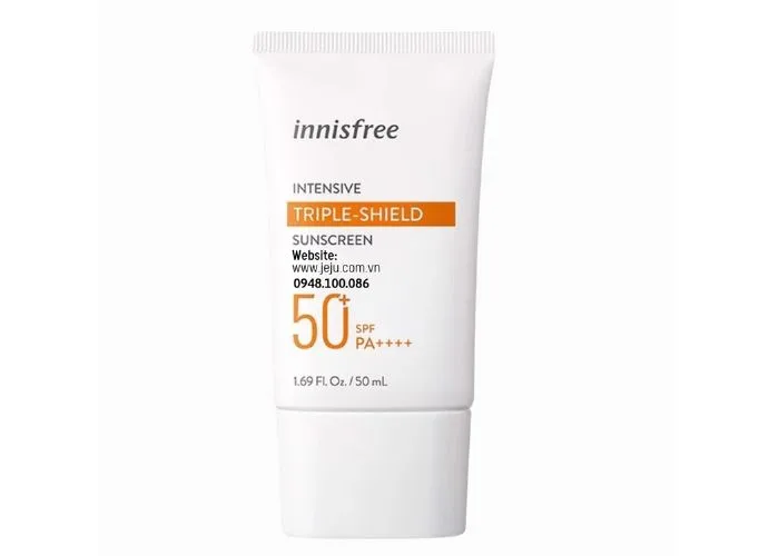 Kem chống nắng dành cho da khô mụn Innisfree Triple Shield SPF 50