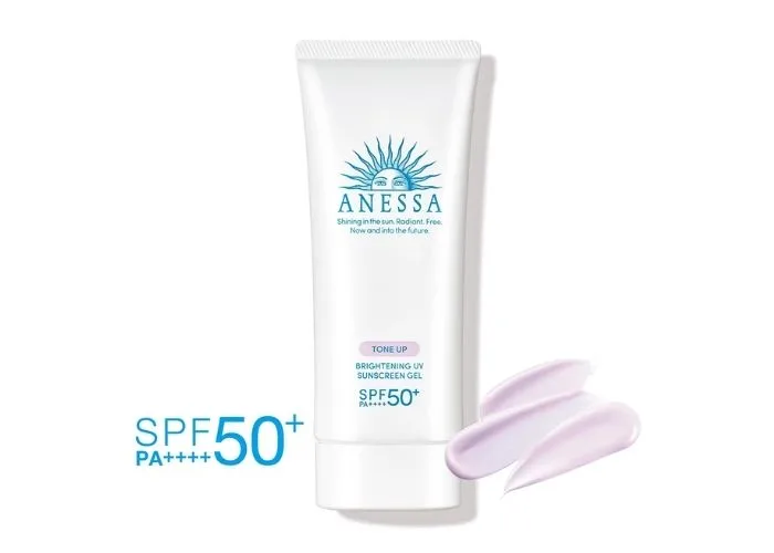 Kem chống nắng nâng tone không bết dính Anessa Whitening UV Sunscreen Gel