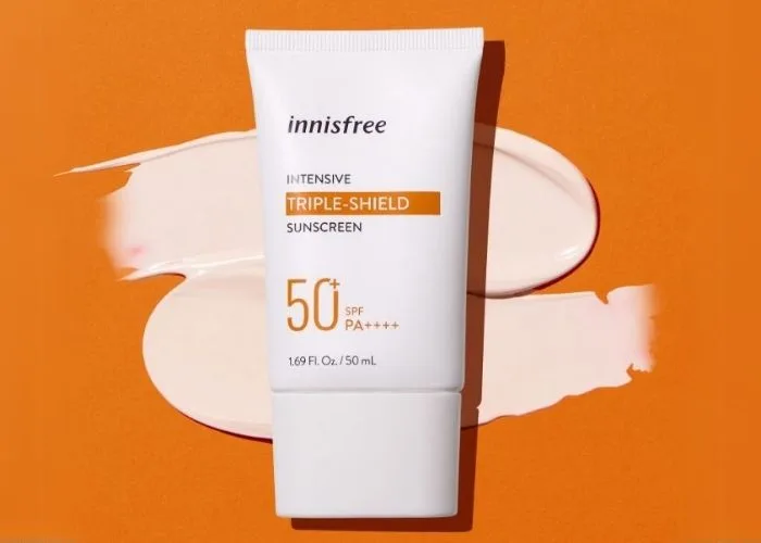 Kem chống nắng nâng tone Innisfree Triple Shield SPF 50