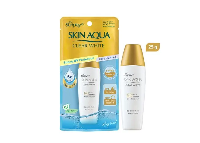 Sữa chống nắng Sunplay Skin Aqua Clear White SPF 50/PA++++ 25g