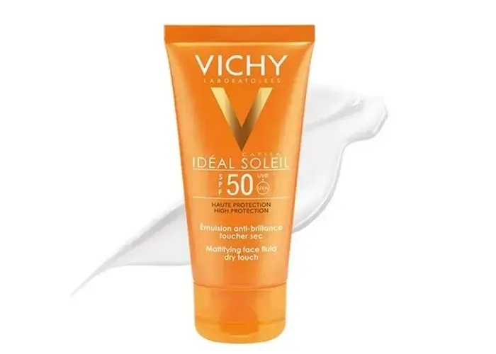 Kem chống nắng Vichy Capital Soleil Mattifying Dry Touch Face Fluid SPF50 UVA+UVB