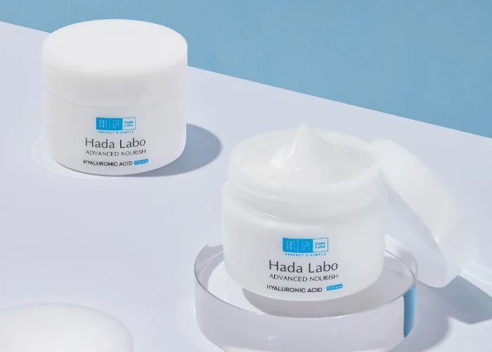 Kem dưỡng ẩm Hada Labo Gokujyun Hyaluronic Acid Moisturizing Cream cho da hỗn hợp thiên khô