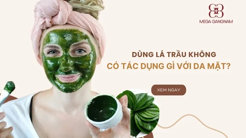 Dùng lá trầu không có tác dụng gì với da mặt?