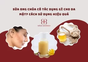 Sữa ong chúa có tác dụng gì cho da mặt?