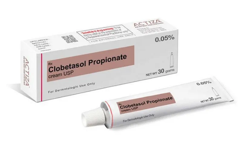 Clobetasol (Temovate) 0,05% là loại thuốc hỗ trợ chống viêm, giảm dị ứng tốt 