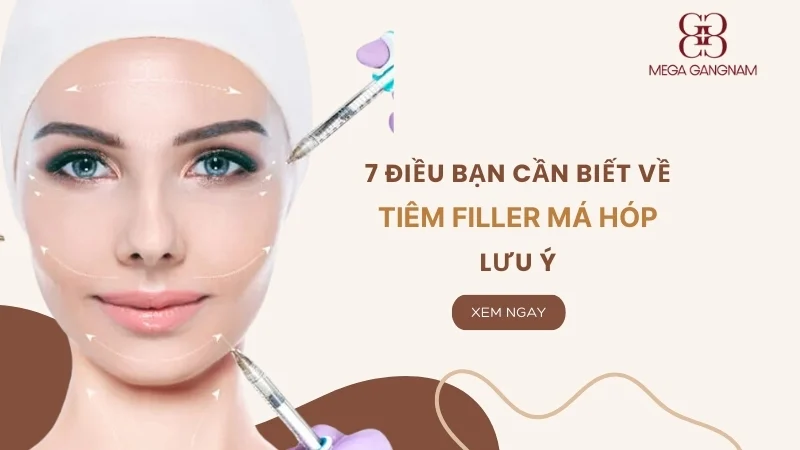 7+ Điều cần biết trước khi bạn tiêm filler má hóp 