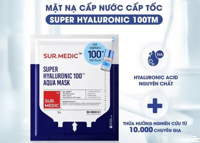 Mặt nạ trắng da Sur.Medic Bright Glutathione Mask